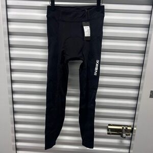 INBIKE Mens Padded Fleeced Cycling Pants Black FMLP2302 Size L NEW